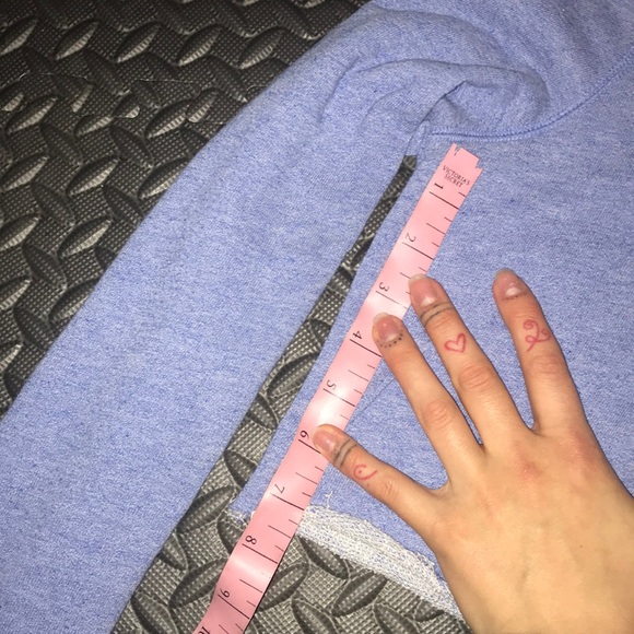 Hand crafted * Cropped Half Zip Sweatshirt - Picture 8 of 12